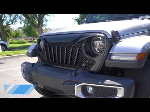 Replacement Grille for 2018+ Jeep Wrangler JL/JT | Diamondback Series product image