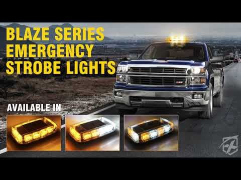Mini LED Rooftop Strobe Light Bar with Magnetic Base | Blaze Series product image