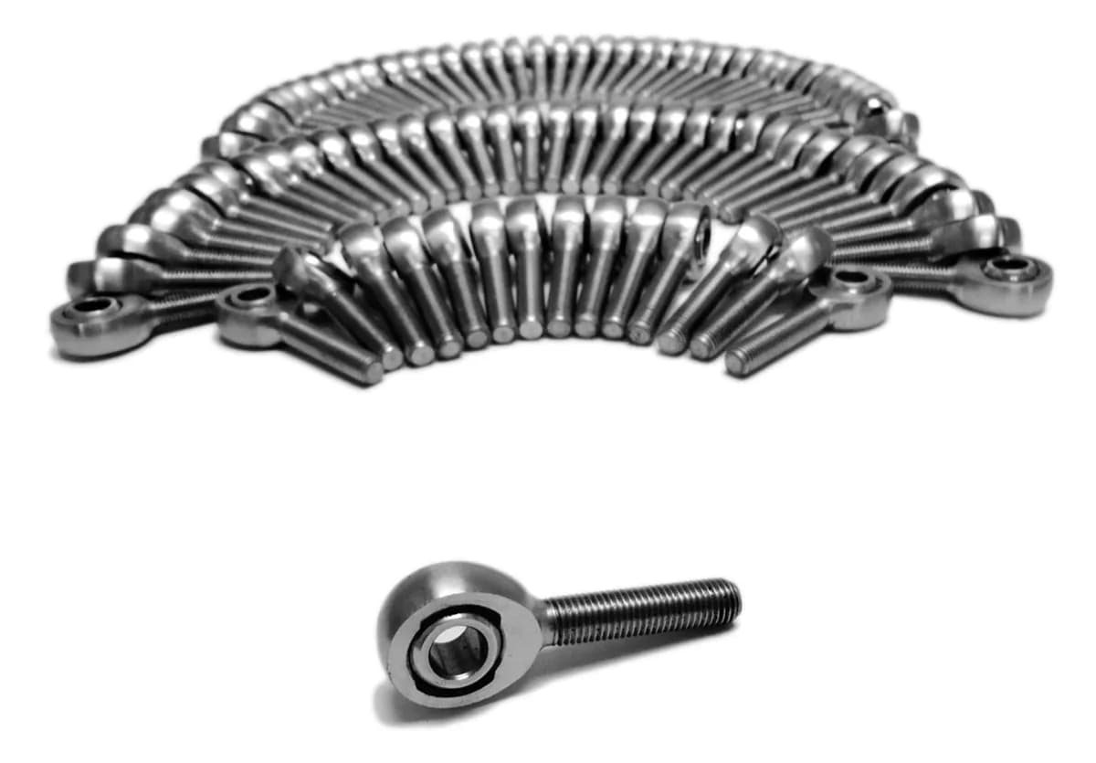 Inch Male 1/2-20 RH Chrome Moly Housing, Nylon Race 90 Pack