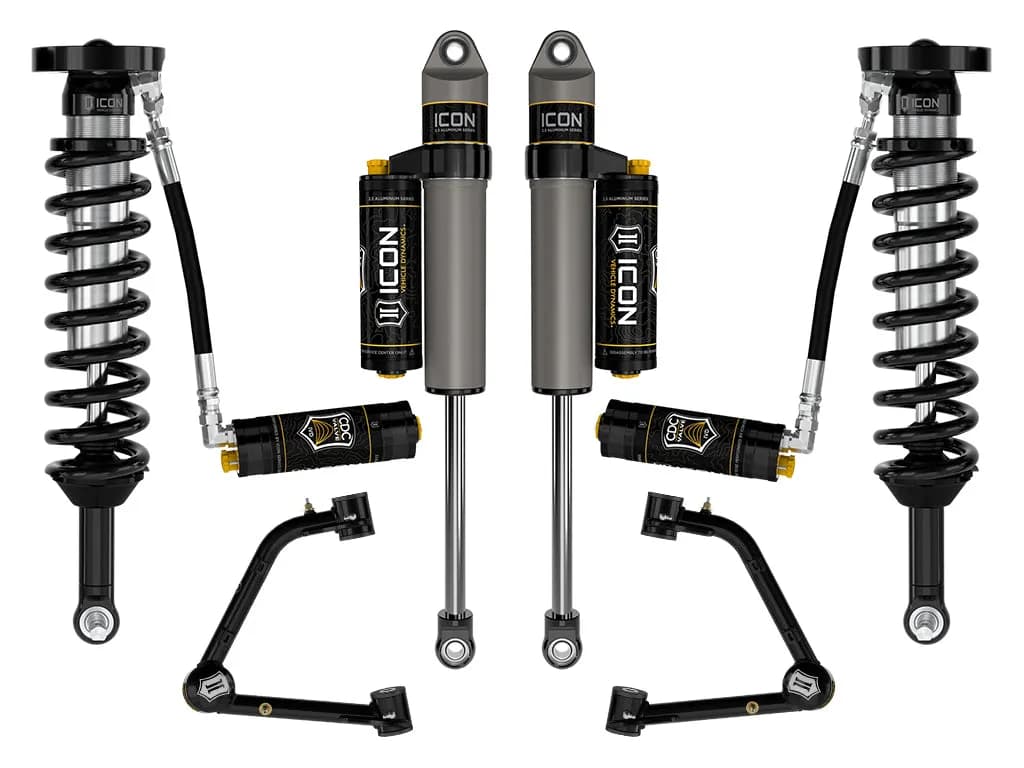ICON 2023-2026 GMC Canyon AT4, Denali, & Elevation/Chevrolet Colorado Trail Boss, 1.75-2.5" Lift, Stage 5 Suspension System, Tubular