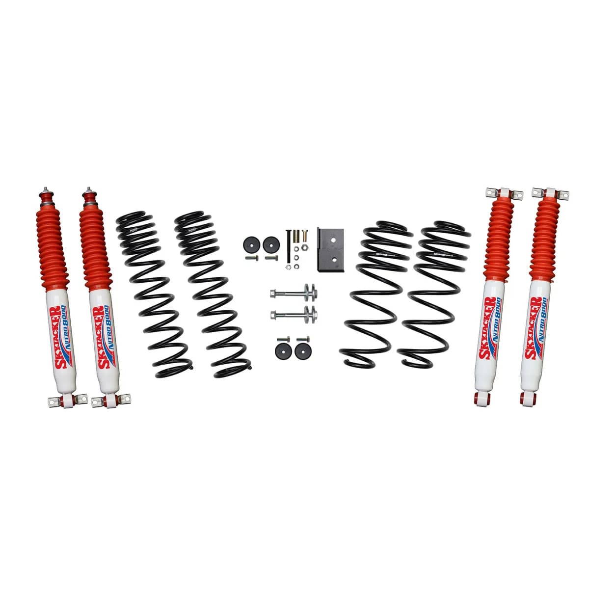 2.5 Inch Dual Rate Long Travel One Box Kit With Nitro 8000 Shocks TJ/LJ 1997-2006 Jeep Wrangler/Unlimited Skyjacker