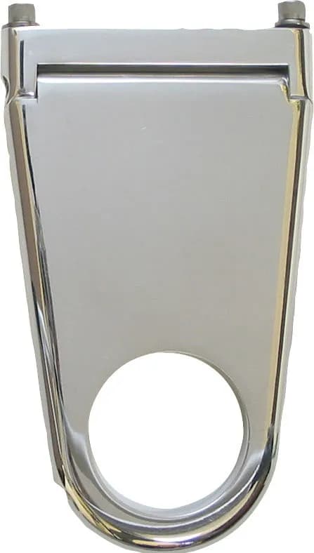 Borgeson - Steering Column Mount - P/N: 911204 - 4 in. Blank style column drop for 2 in. columns. Polished aluminum.