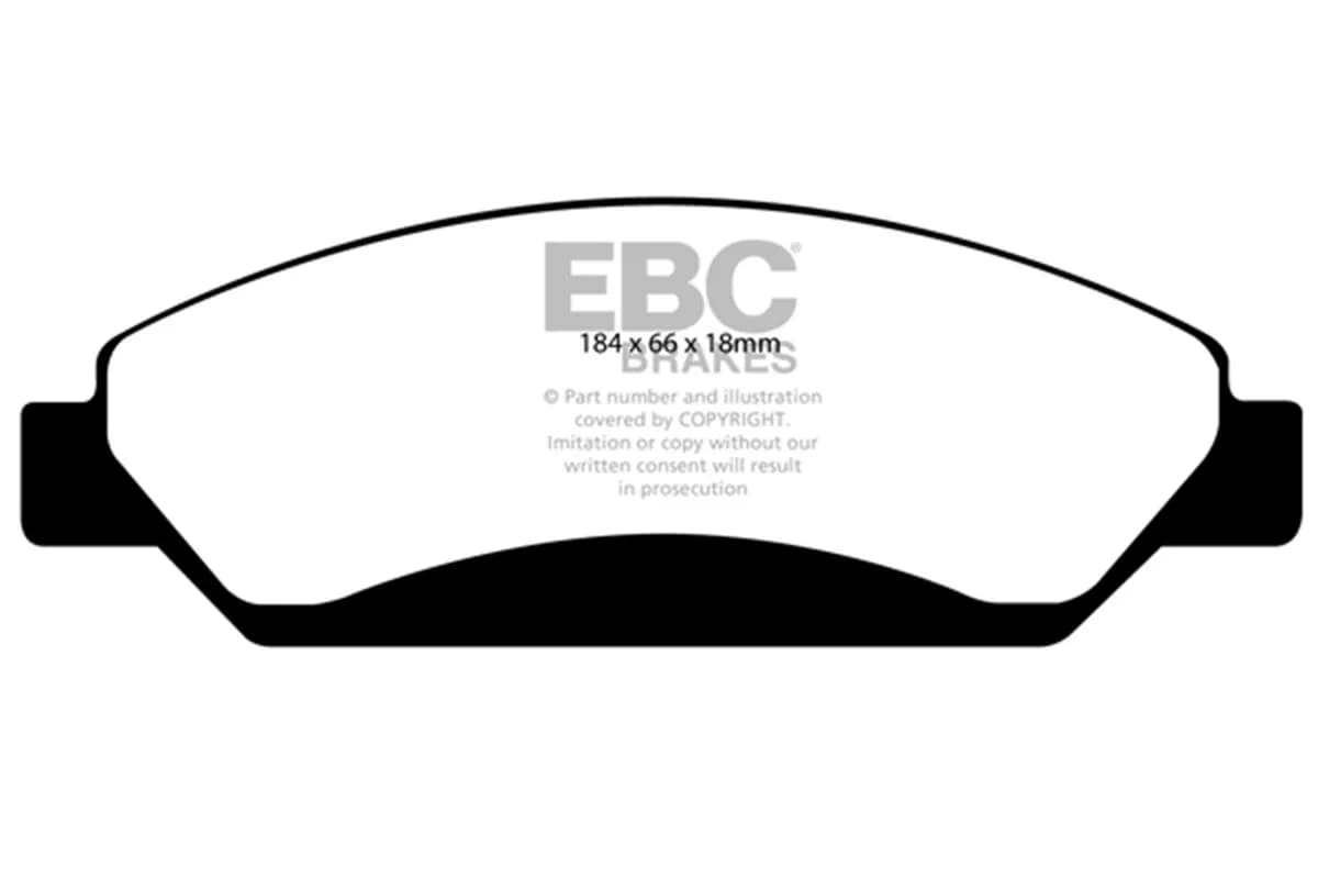 Truck/SUV Extra Duty Brake Pads; FMSI Pad No. D1092; Vented; 330mm Dia.; 55mm Height; 30mm Thick; 78.5mm Center Hole Dia.; Pad Dimensions: 173 x 59 x 17mm;