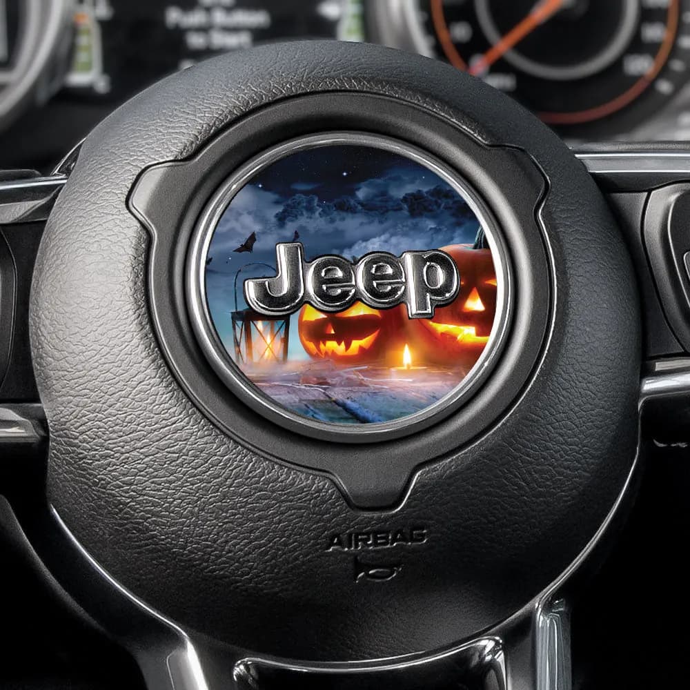 Moon Rising Steering Wheel Decal