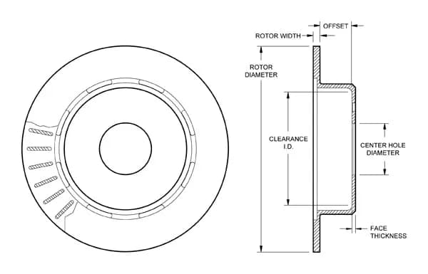 Wilwood Rotor-1.91in Offset 11.00 x .810 - Blank