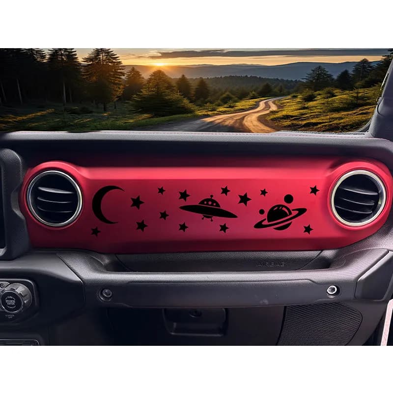 Space Dashboard Decal