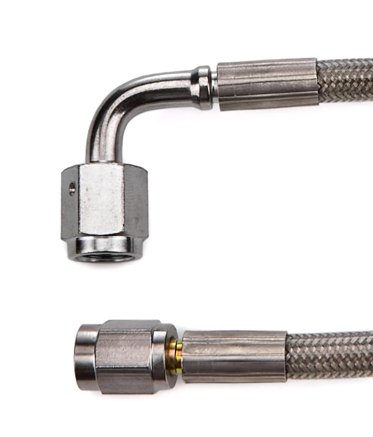 Straight 3 to 90 Degree 3 12in Pre Assembled Brake Line