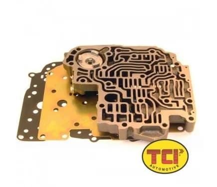 TCI Automotive 321115 TH350 Reverse Shift Pattern Full Manual Valve Body w/ 1st and 2nd Gear Braking.
