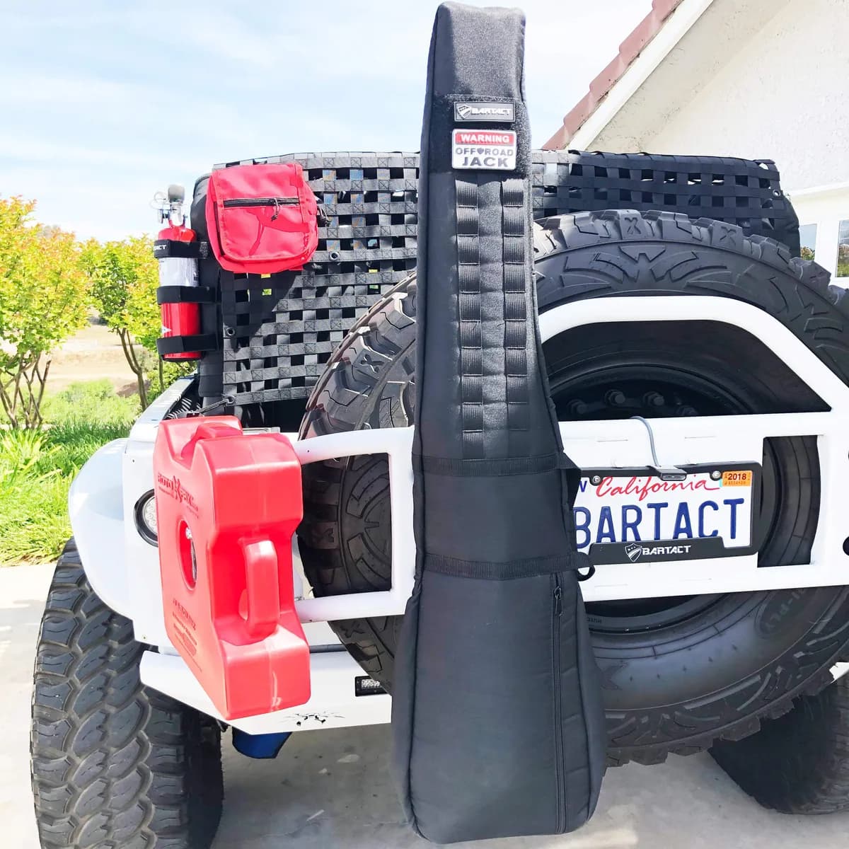 Off Road Jack Cover compatible with Hi-Lift® w/ PALS MOLLE & Storage Bartact (Pat Pending)