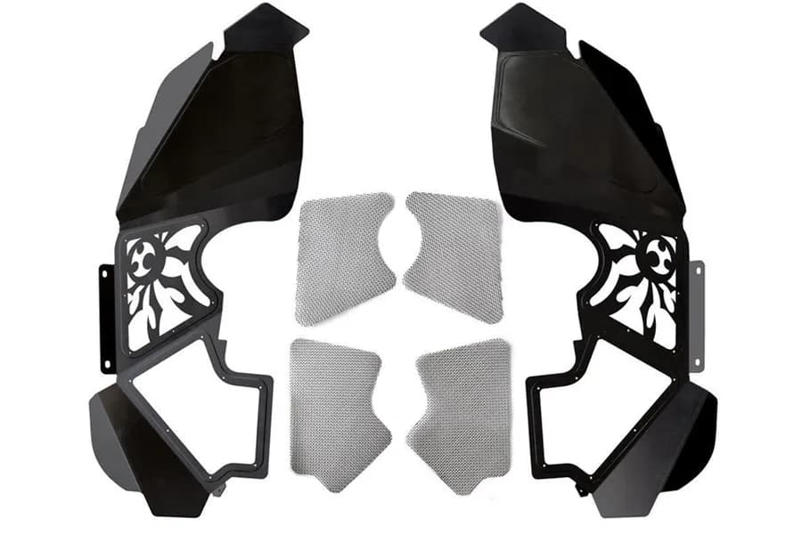 Poison Spyder Front Vented Inner Fenders - Black - JK