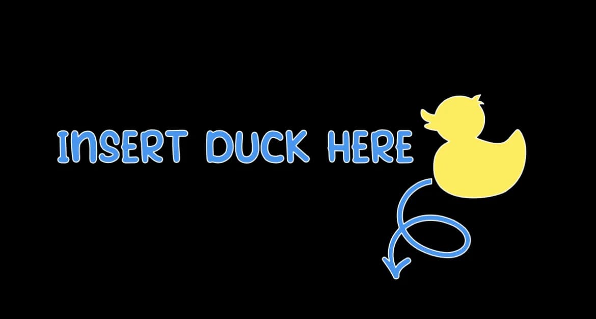 Hect Creations Insert Duck Here Decal for Jeep - Hood Decal