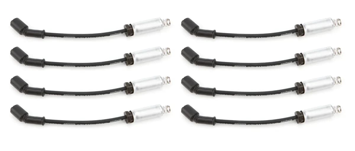 Wire Set 8.5mm Black Ultra 40 11in. Long w Alum. Heatshield