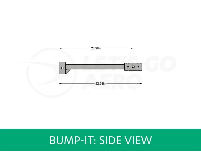 Bump-IT Square Post Receiver Adapter