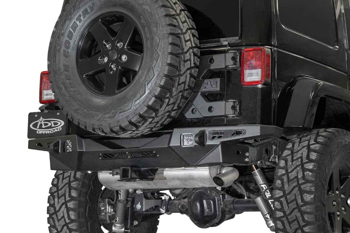 0718 Jeep Wrangler Stealth Fighter Rear Bumper