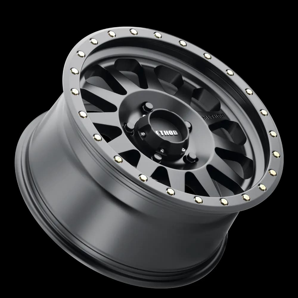 Aluminum Wheels 18x9 Double Standard MR304 Bolt Pattern 5 On 127 Offset -12 Lip Size 3.86 Matte Black MB Method