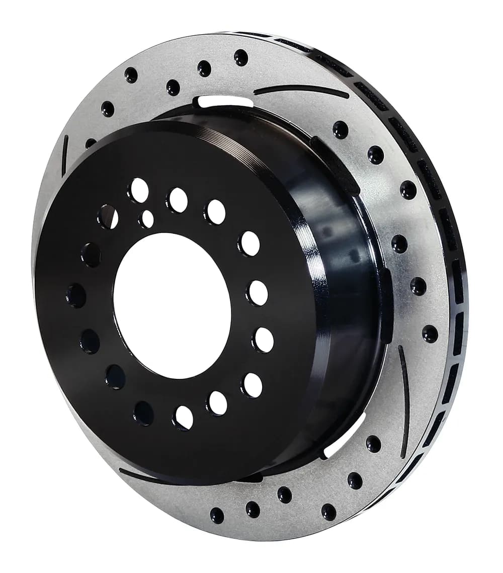 Wilwood Rotor-1.91in Offset-SRP-BLK-Drill-RH 12.19 x .810 - 5 Lug