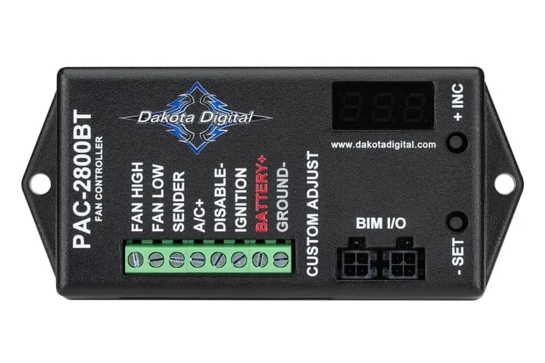 Programmable Fan Controller W/One 70 Amp Relay Bluetooth