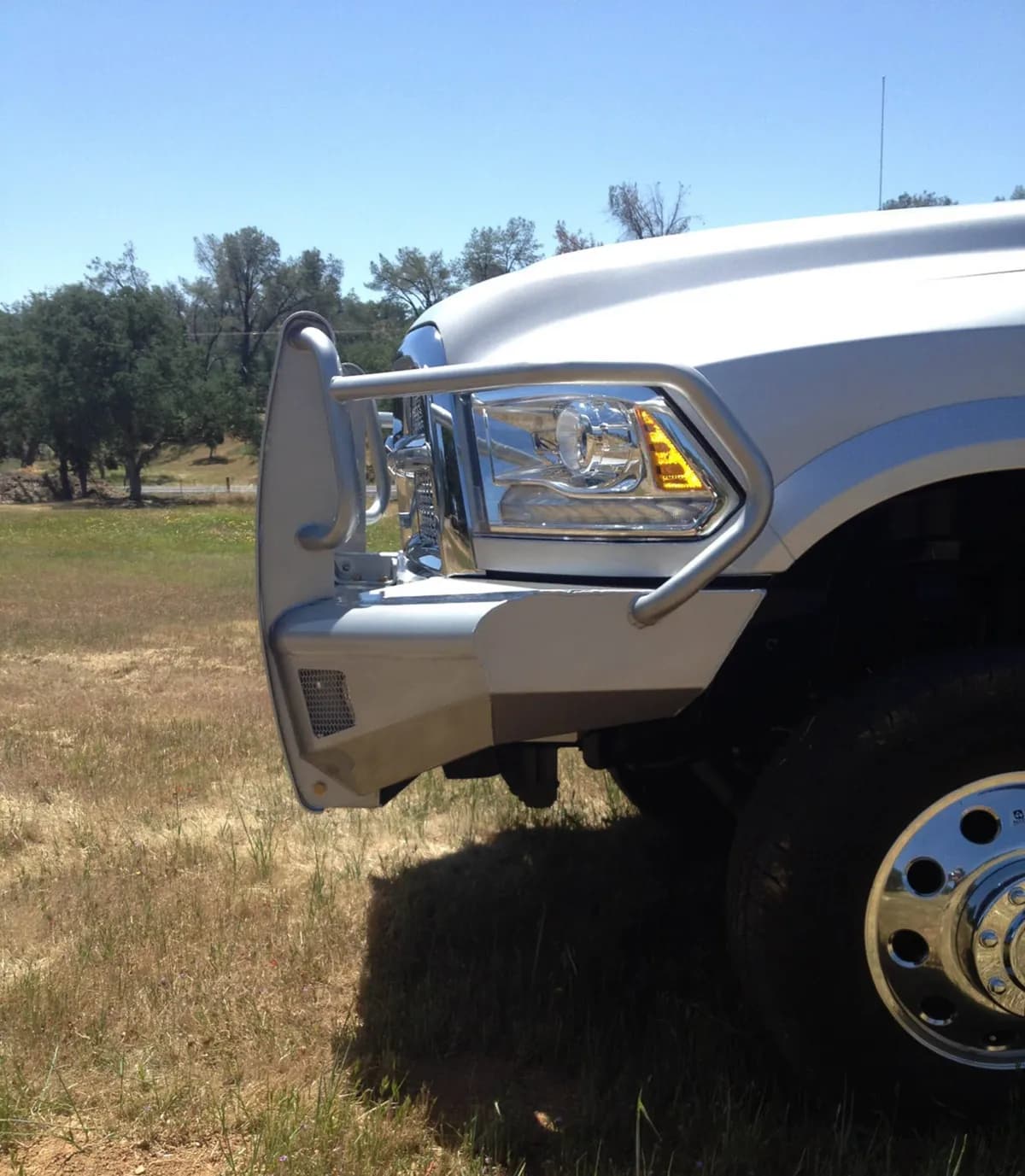 1924 RAM 2500/3500 New Body Style Black Steel Elite Front Bumper W/No Guard