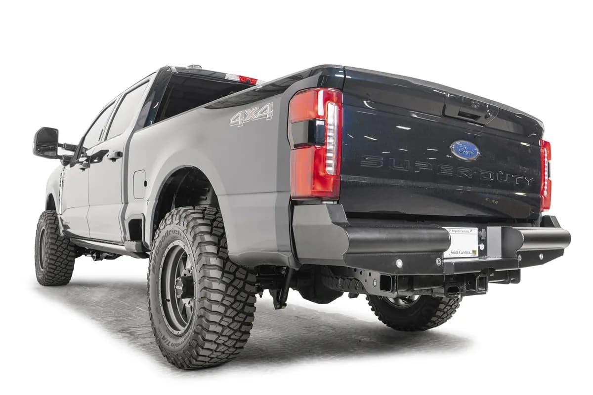 99-22 Ford F250/350 Elite Black Steel Series Rear Bumper