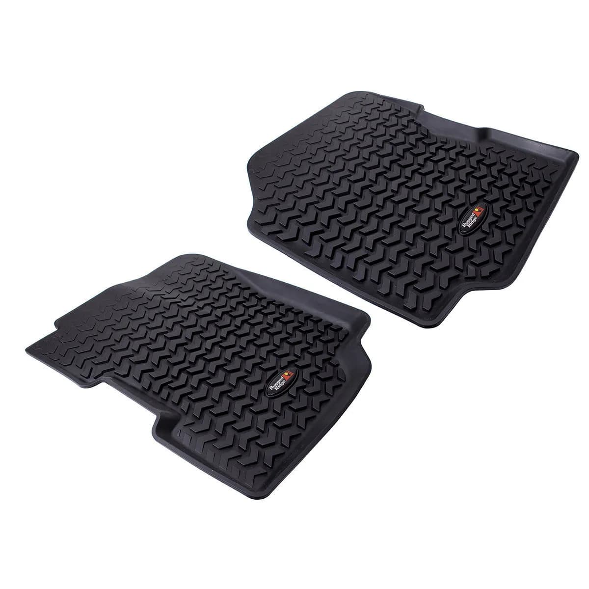 All Terrain Front Floor Liners 1976-1995 Jeep CJ/Wrangler By Rugged Ridge