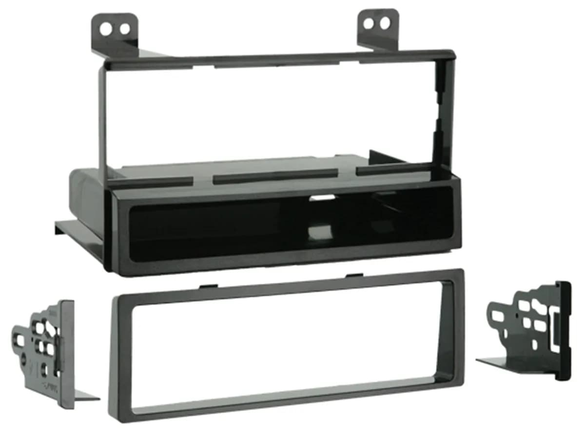 TURBOKits; Radio Installation Kit; Incl. Instructions/Hardware/Storage Pocket w/Radio Supports/Snap-In ISO Mount System w/Custom Trim Ring; Recessed DIN Opening;