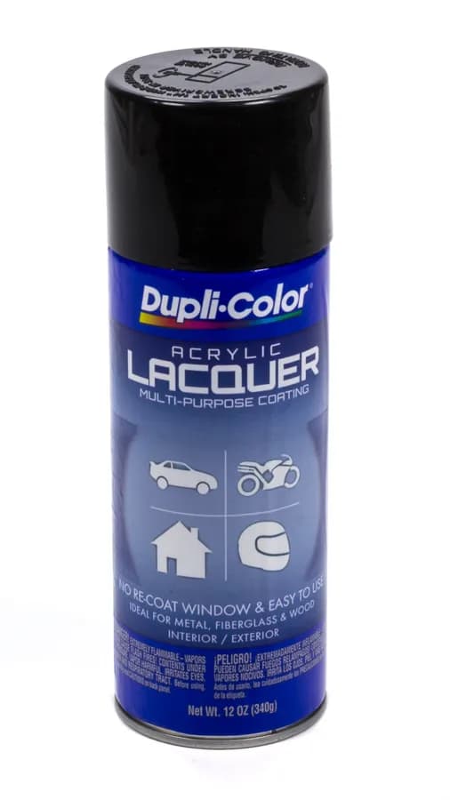 Premium Lacquer; Gloss Black; 12 Oz. Aerosol