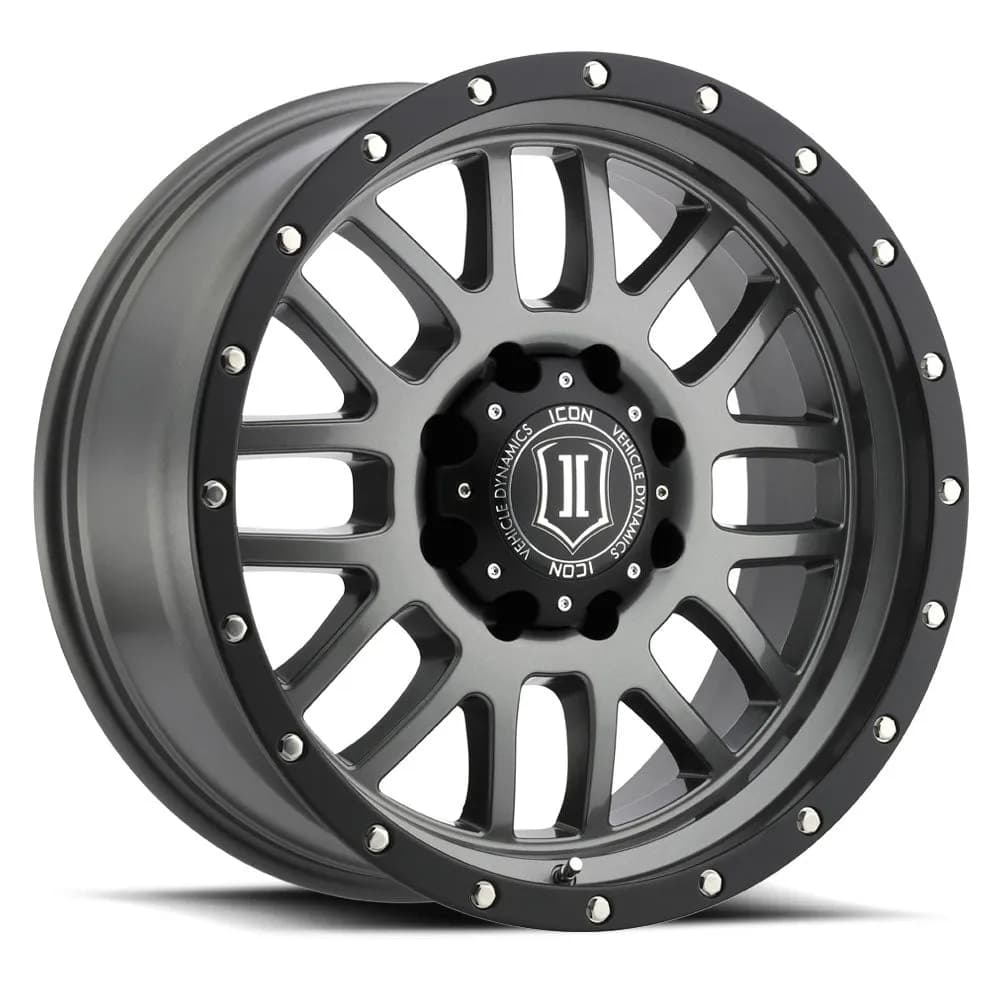 Alpha 20 x 9 Gun Metal 8 x 170 5in 0mm 125.2mm Load Rating 3700 Lbs