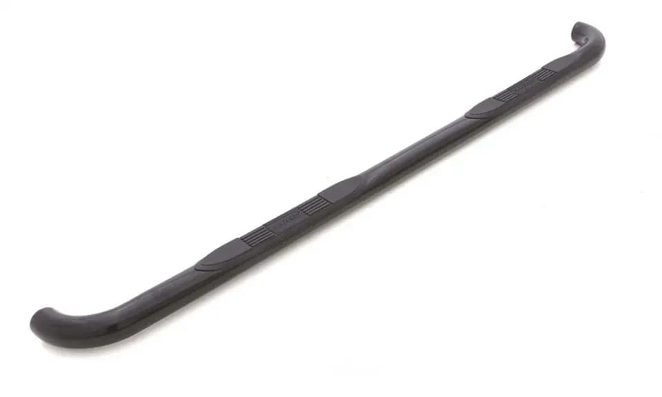 9913 Silverado/Sierra 1500/2500/3500 Ext Cab 3in Round Bent Black Nerf Bar