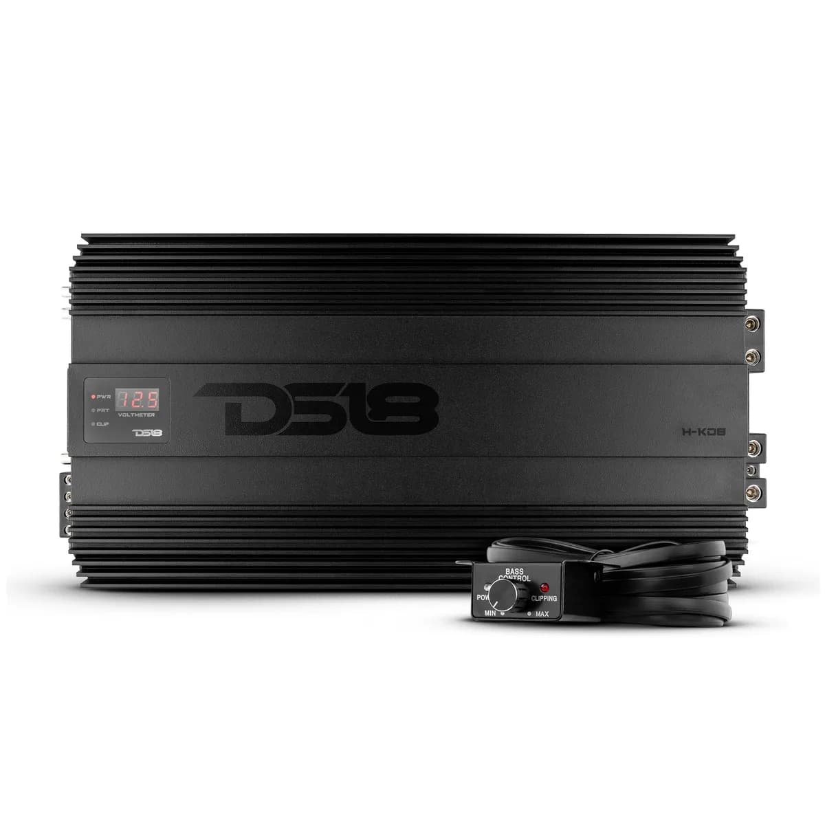 1-Channel | 15000 (Burst) @ 0.5Ω | 8000 @ 1Ω | 4800 @ 2Ω | 2500 @ 4Ω Watts RMS | With Voltmeter | Black