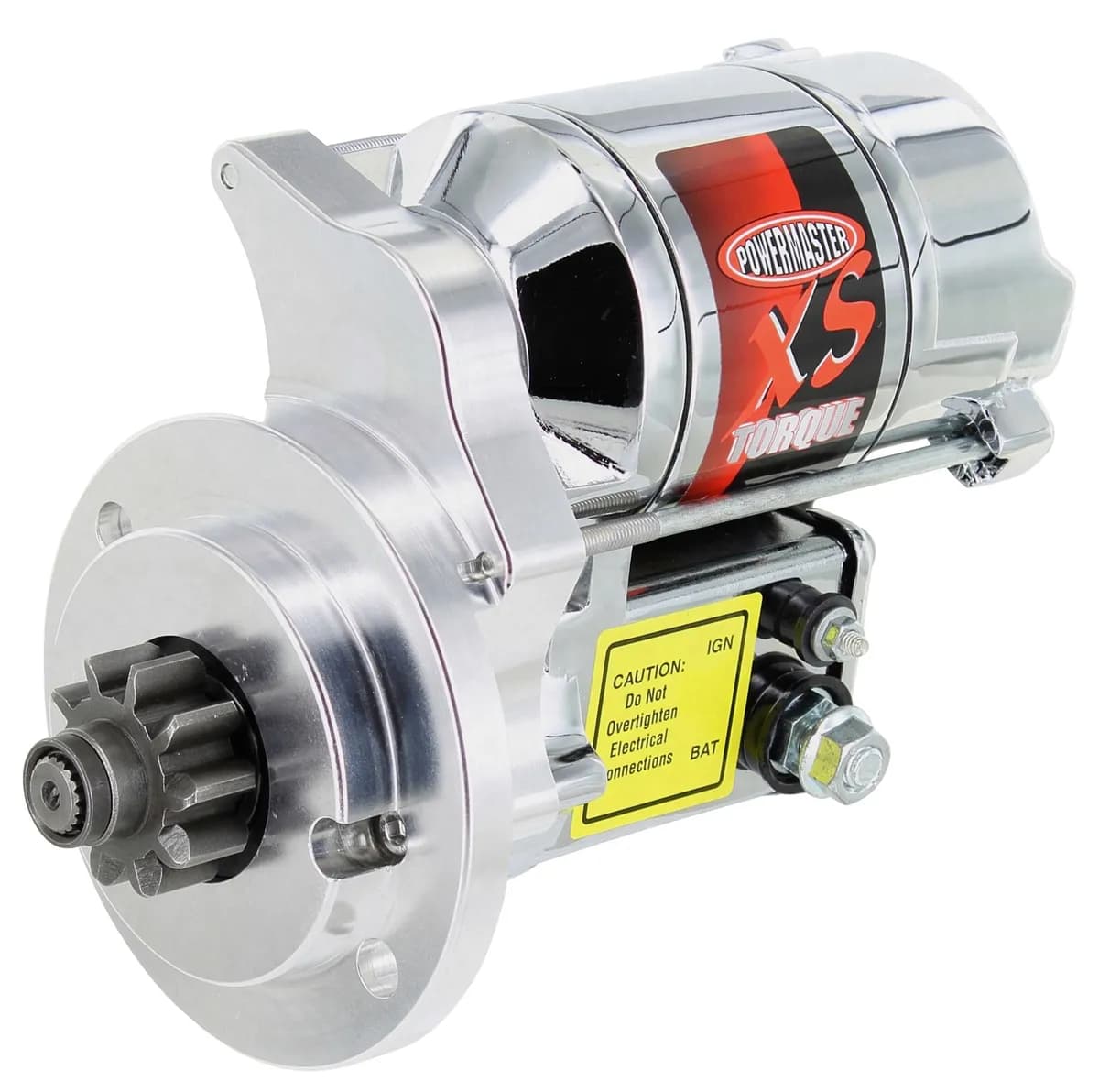 XS Torque Starter; Chrome; OE Steel Flywheel; 200 ft./lbs Torque; 18:1 Compression Rate; 4.4:1 Gear Reduction; Natural Finish;