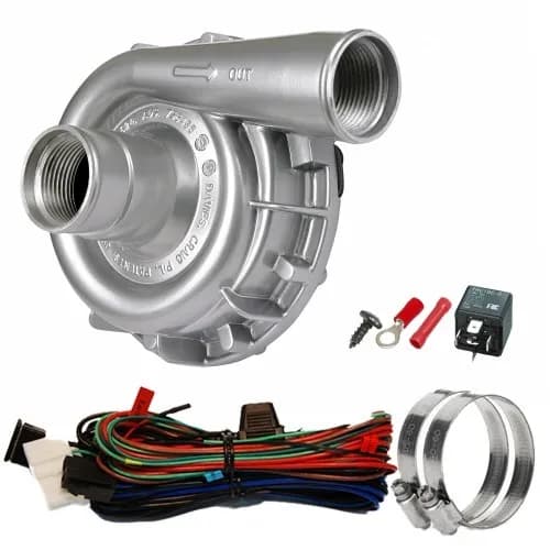 12V EWP115 Remote Electric W/P Kit - Alloy