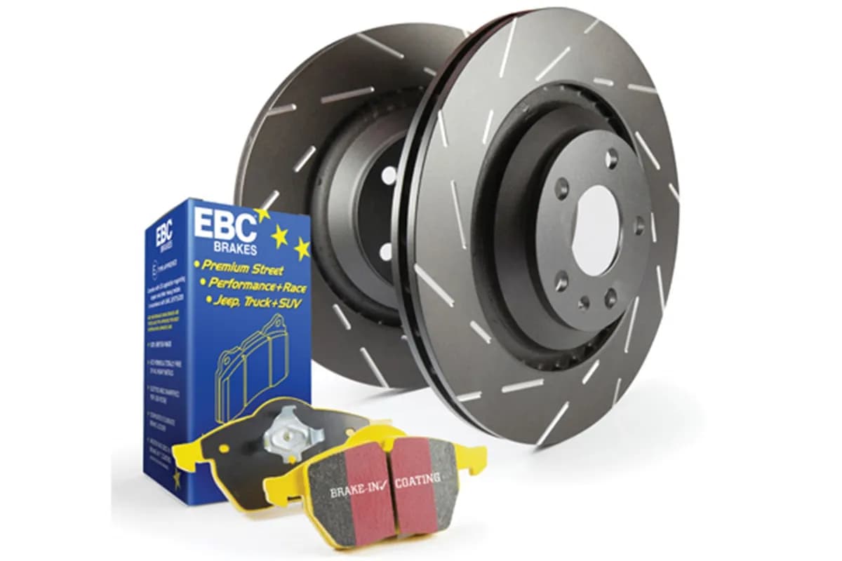 S9 Kits Yellowstuff and USR Rotors; Front; FMSI Pad No. D2211; Vented; 5 Bolt Holes; 360mm Dia.; 30mm Thick;