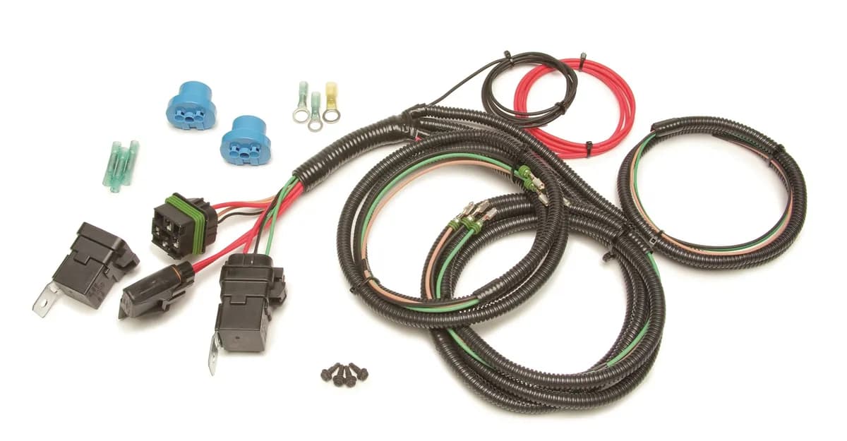 H4 Headlight Relay Conversion Harness; For 9004/9007 Halogen Bulbs;