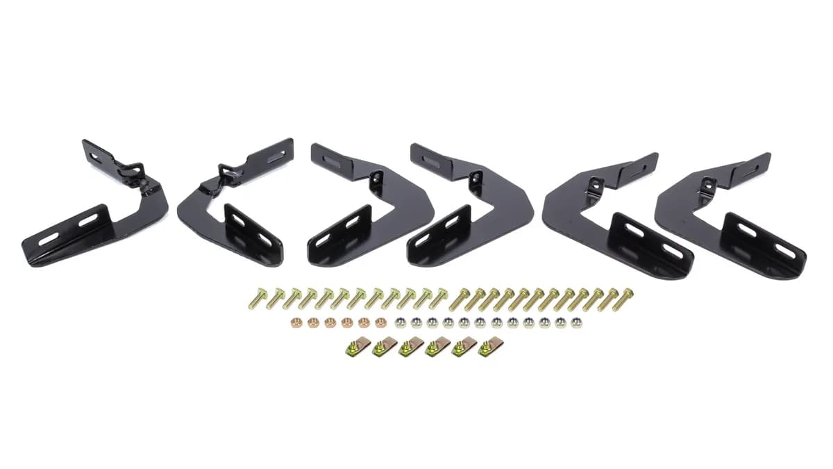 Running Board Mount Kit Black SilveradoSierra 1500 DoubleCrew Cab 2014-2018 Silverado LDSierra 1500 Limited 2019 25003500 DoubleCrew Cab 2015-2019