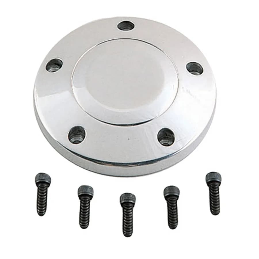 Signature Horn Button; Polished; w/o Logo; w/Screws;