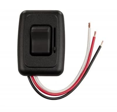 LED Side Slide Dimmer Switch Black