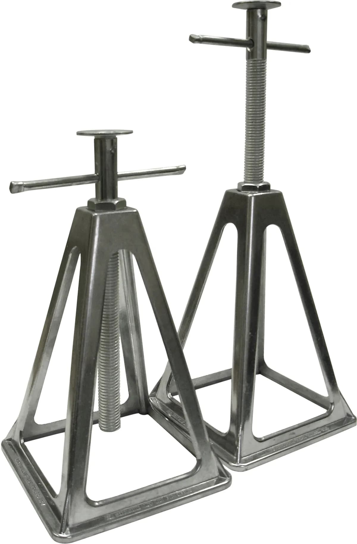 Trailer Jack Stacker Style Extends From 11in to 17in 6000 Lbs Set of 2