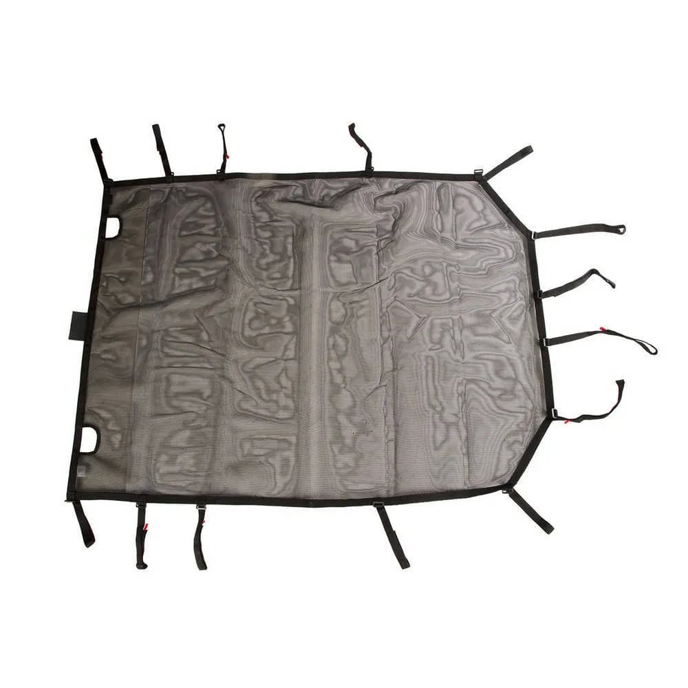 Rugged Ridge Full Eclipse Sun Shade, Black Mesh - JL 4Dr