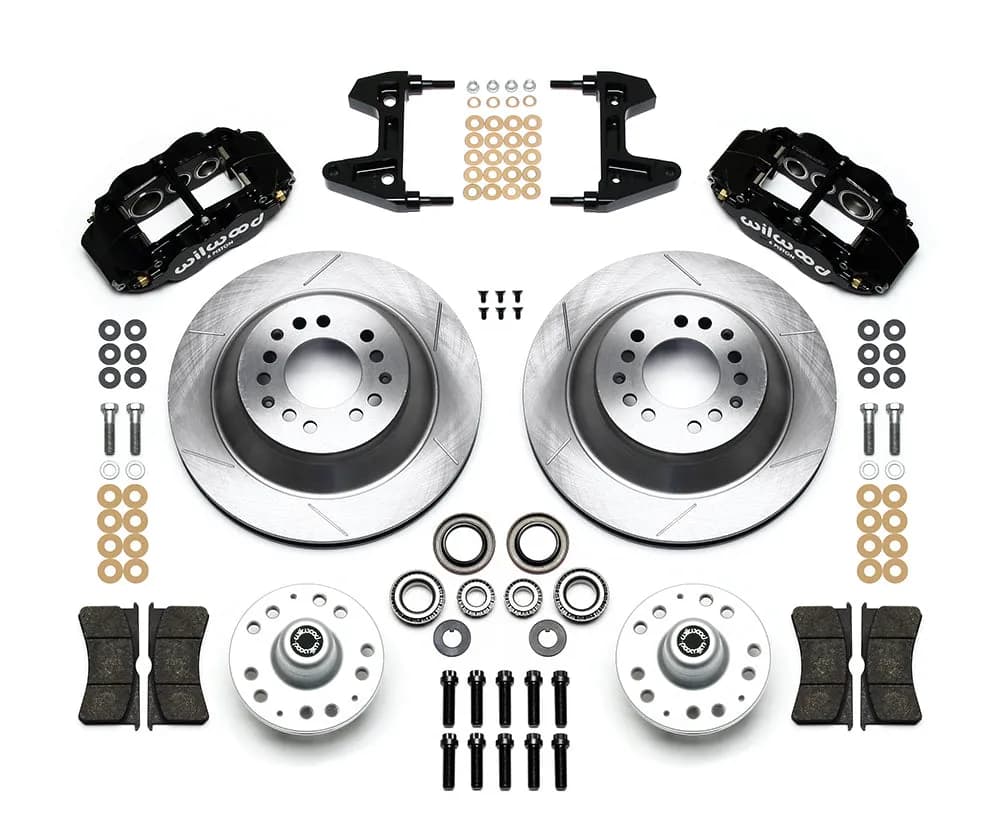 1974 - 1980 Ford, Mercury Forged Narrow Superlite 6R Big Brake Front Brake Kit (Hub and 1PC Rotor) - 140-12275