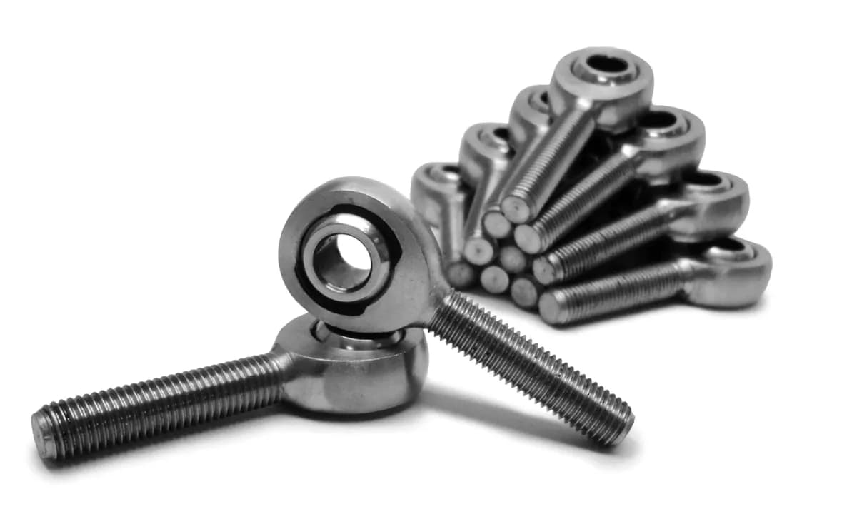 Inch Male 1-14 LH Chrome Moly Housing, Nylon Race 12 Pack