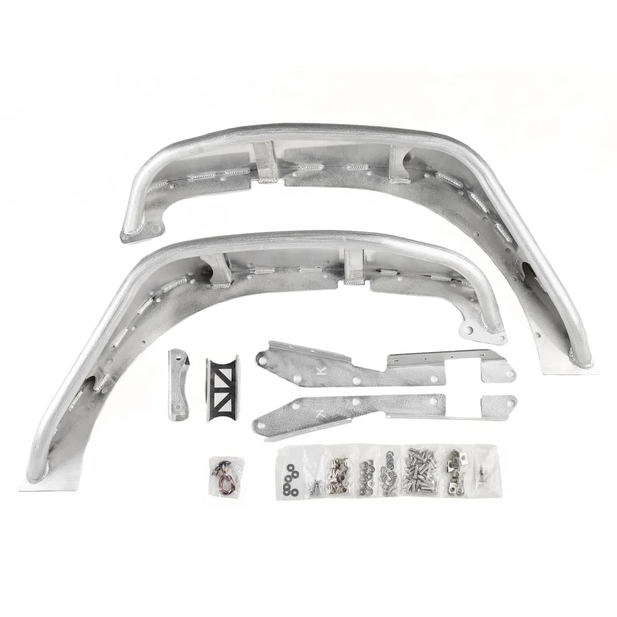 Combat Off Road Jeep JK/JKU Full Assault Raw Aluminum Fender Kit - Rear 15-1179