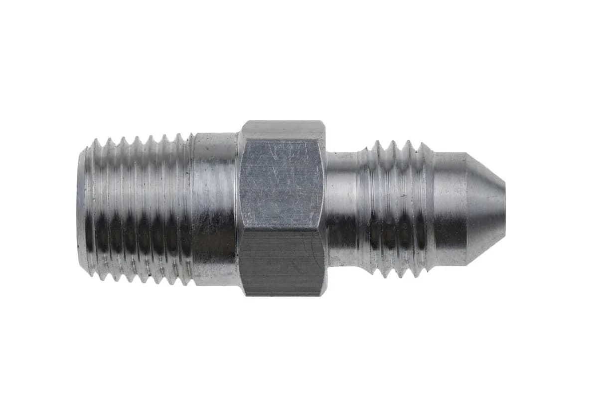 Stainless 03 Flare to 1/8 Pipe Straight