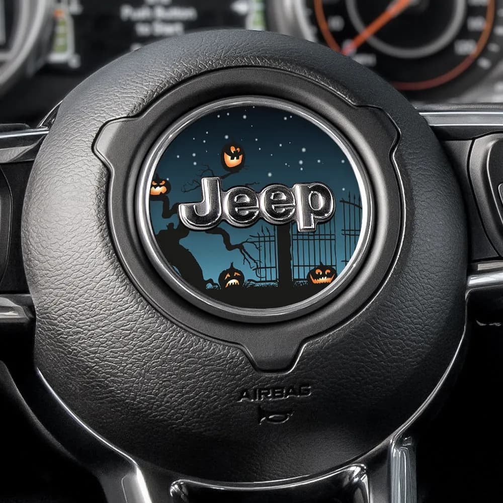 Pumpkin Party Steering Wheel Decal