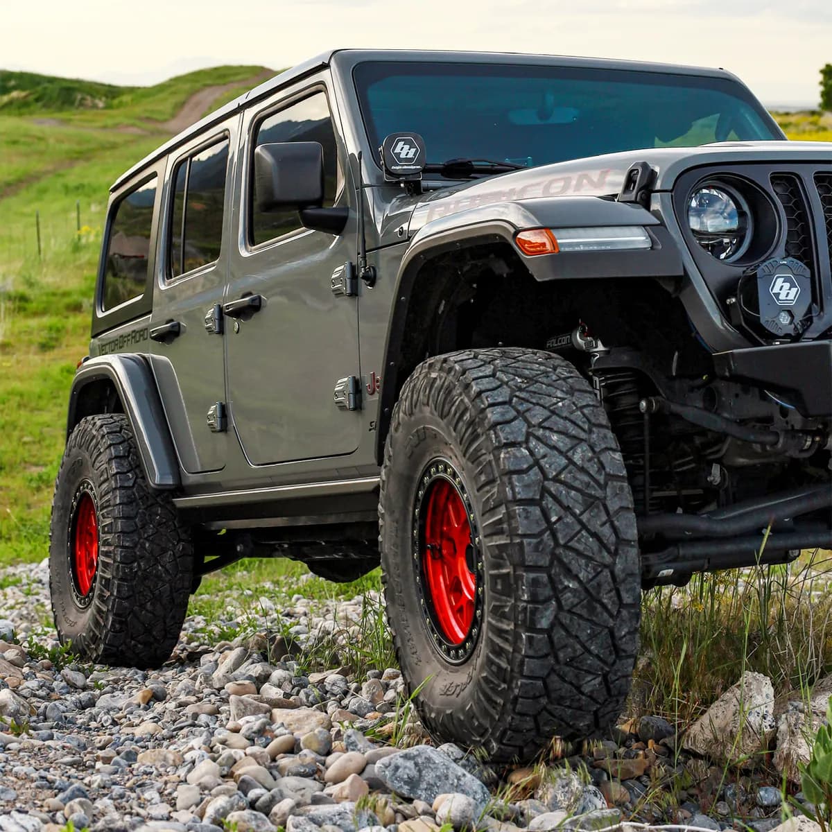 18c Wrangler Bolt On Slider Kit Raw