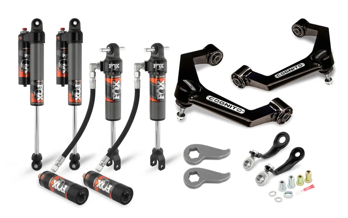 3-Inch Elite Leveling Kit with Fox 2.5 Elite Performance Series Shocks for 2020-2024 Silverado/Sierra 2500/3500 2WD/4WD Cognito