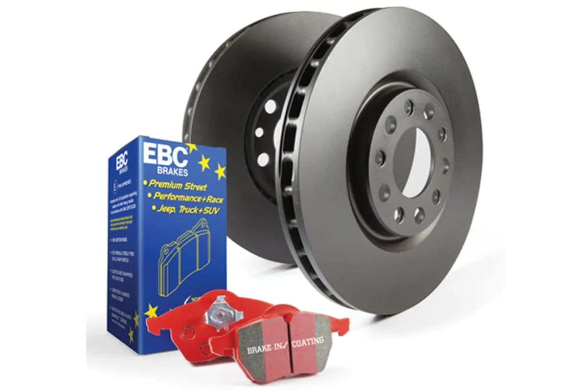 S12 Kits Redstuff and RK Rotors; Rear;