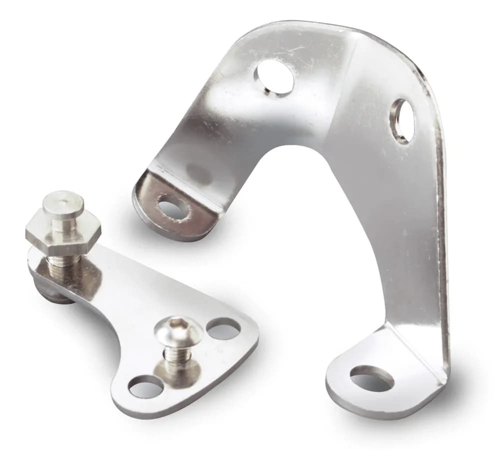 Throttle/Kickdown Cable Mounting Bracket; Incl. Arm/Hardware; Stainless Steel;