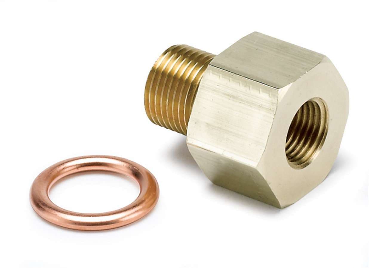 AutoMeter AutoMeter 2266 FITTING, ADAPTER, METRIC, M12X1 MALE TO 1/8 NPTF FEMALE, BRASS