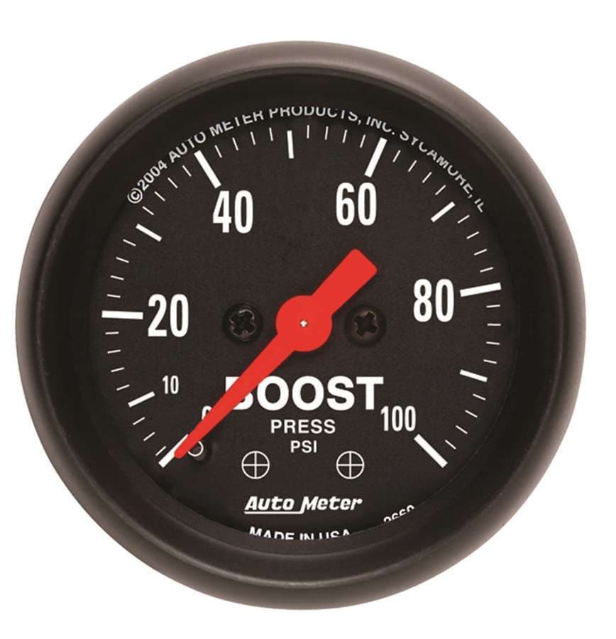 AutoMeter 2-1/16 in. BOOST, 0-100 PSI, Z-SERIES