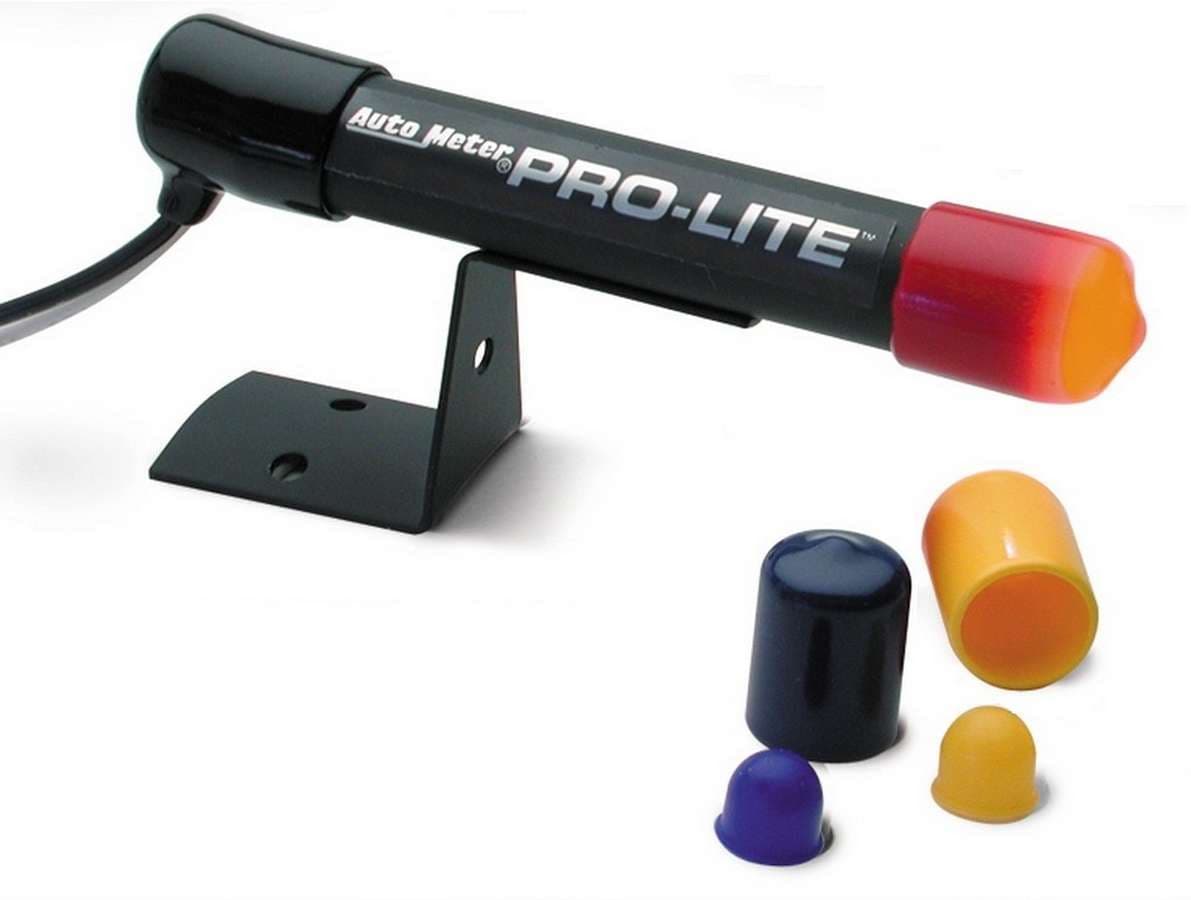 AutoMeter WARNING LIGHT, BLACK MINI PRO-LITE
